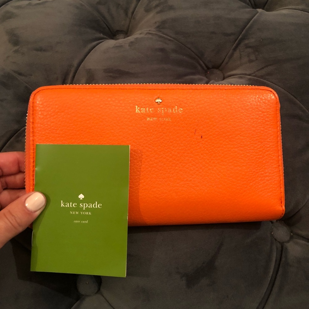 Kate Spade Orange Wallet